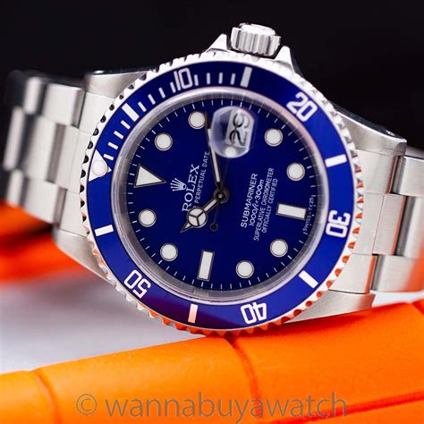 rolex 16610 g serial|Rolex 16610 blue bezel.